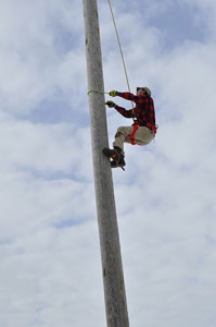 Waterfront Campus Loggersports competition